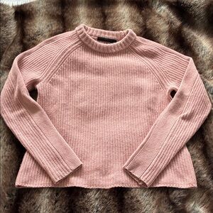 Jenni Kayne Pink Fisherman Sweater XS